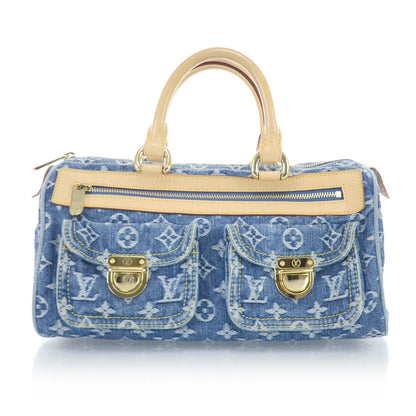 Louis Vuitton Monogram Denim Neo Speedy Blue 1 of 10