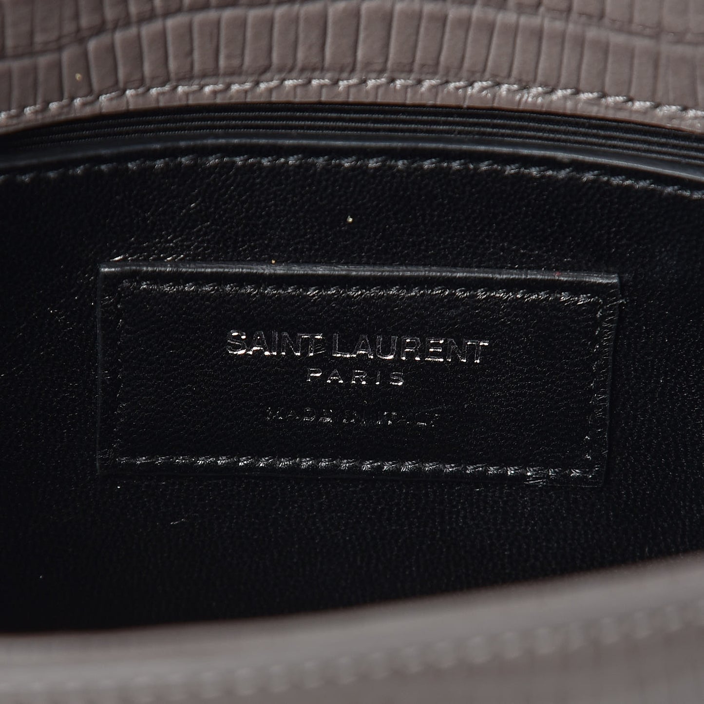 Lizard Calfskin Embossed Small Classic Monogram Universite Bag Fog