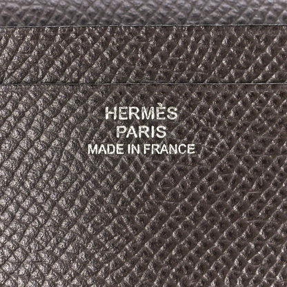 Hermes Epsom City 4CC Card Holder Chocolate 6 of 10