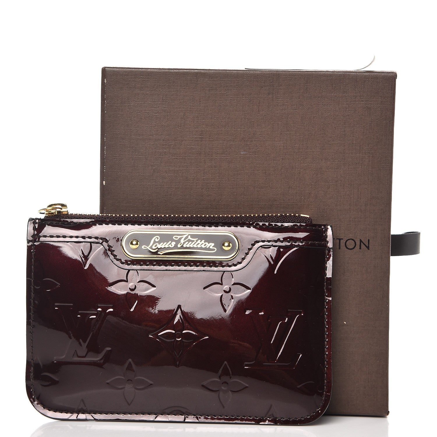 Louis Vuitton Vernis Key Pouch Amarante 7 of 7