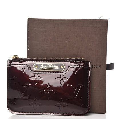 Louis Vuitton Vernis Key Pouch Amarante 7 of 7