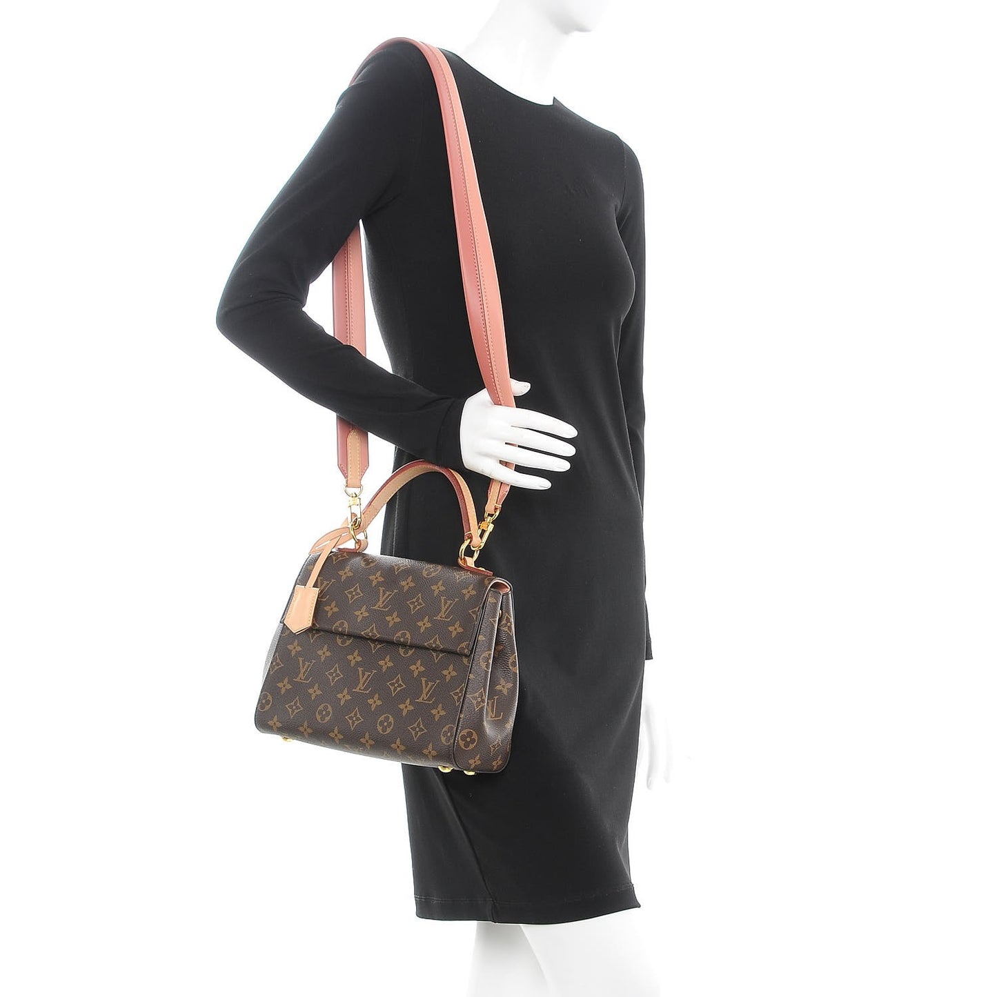 Monogram Cluny BB Vieux Rose