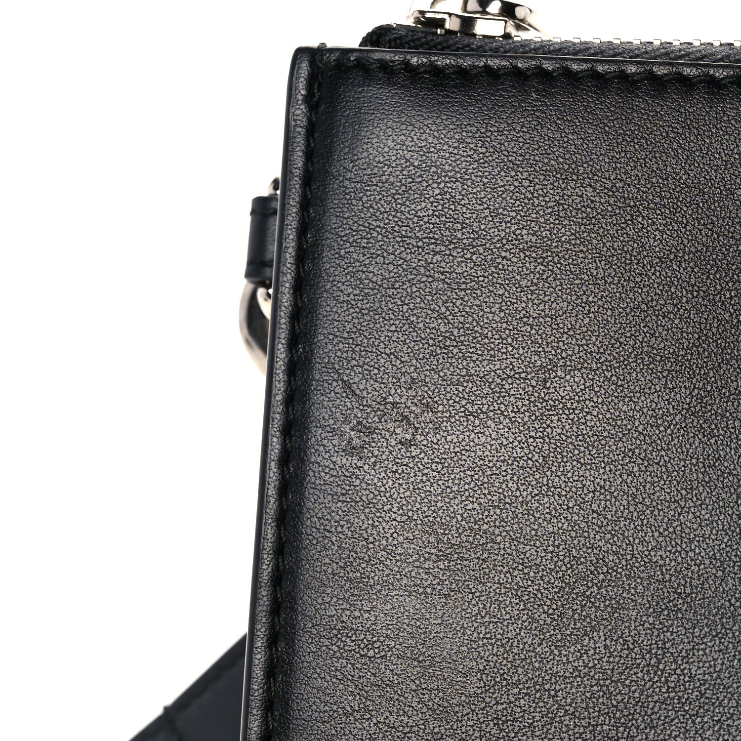 Gucci Calfskin Blade Embroidered Zip Pouch Black 11 of 13
