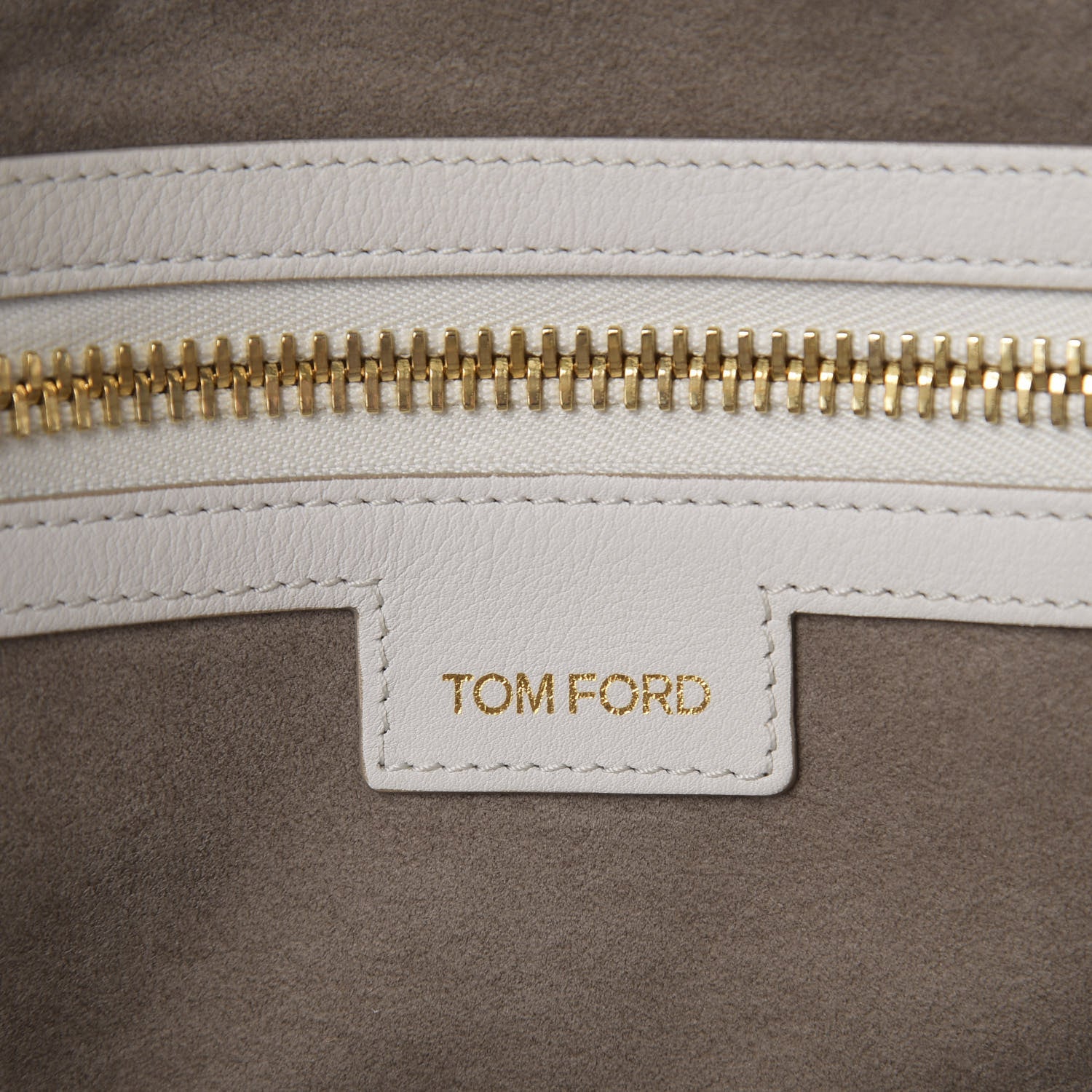 Tom Ford Goatskin Charlotte Satchel White 9 of 10