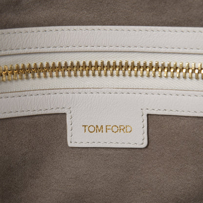 Tom Ford Goatskin Charlotte Satchel White 9 of 10