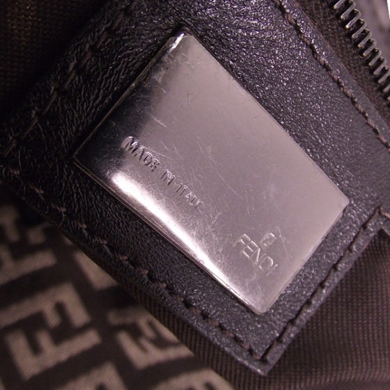 Fendi Zucchino Hobo Shoulder Bag Tobacco 8 of 12