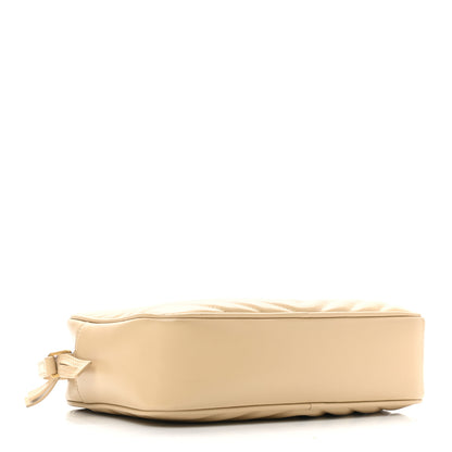 Saint Laurent Calfskin Matelasse Monogram Lou Camera Bag Ivory Natural 3 of 8