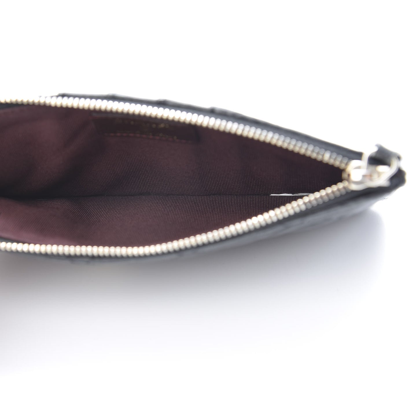 Lambskin Quilted Classic Flat Wallet Pouch Black