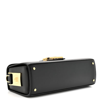 Lanvin Calfskin Logo Medium Cat Pencil Bag Black 4 of 9