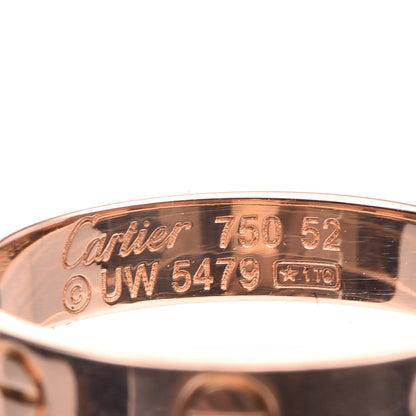 Cartier 18K Pink Gold 3.5mm LOVE Wedding Band Ring 52 6 5 of 6