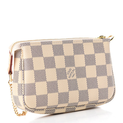 Louis Vuitton Damier Azur Mini Pochette Accessories 3 of 7