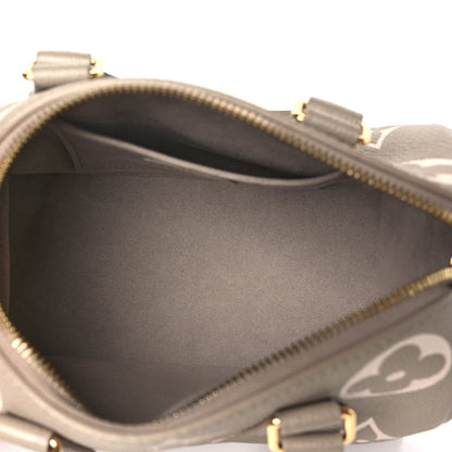 Louis Vuitton Empreinte Monogram Giant Speedy Bandouliere 20 Creme Beige 5 of 9