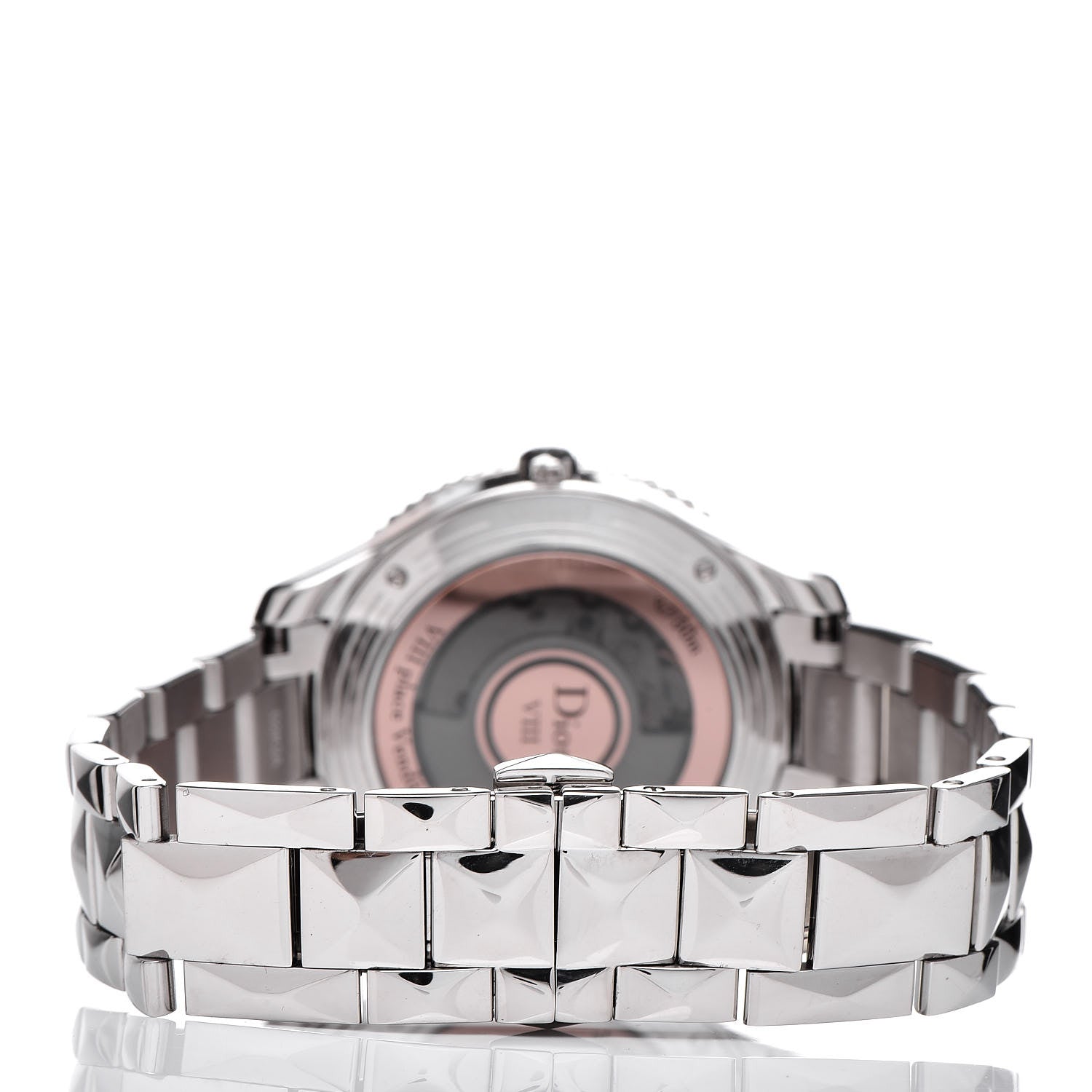 Christian Dior Stainless Steel Diamond Mother of Pearl 36mm Dior VIII Montaigne Automatic Watch 5 of 8