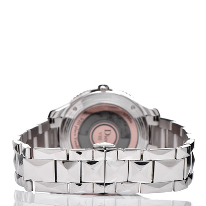Christian Dior Stainless Steel Diamond Mother of Pearl 36mm Dior VIII Montaigne Automatic Watch 5 of 8