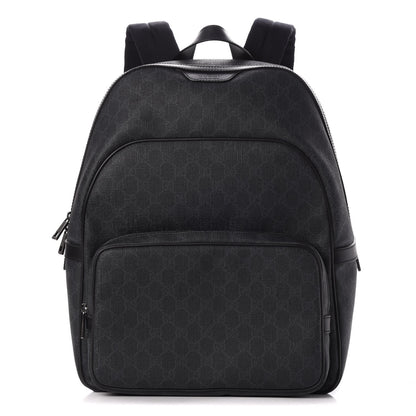 Gucci GG Supreme Monogram Medium Day Backpack Grey Black 1 of 9