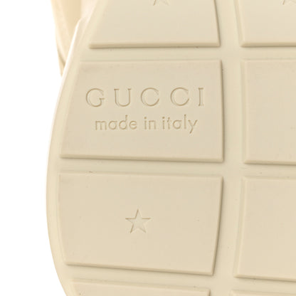 Gucci Calfskin Logo Womens Rhyton Sneakers 38 Ivory 7 of 9