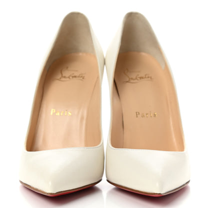Christian Louboutin Shiny Nappa Pigalle Follies 100 Pumps 36.5 White 2 of 9