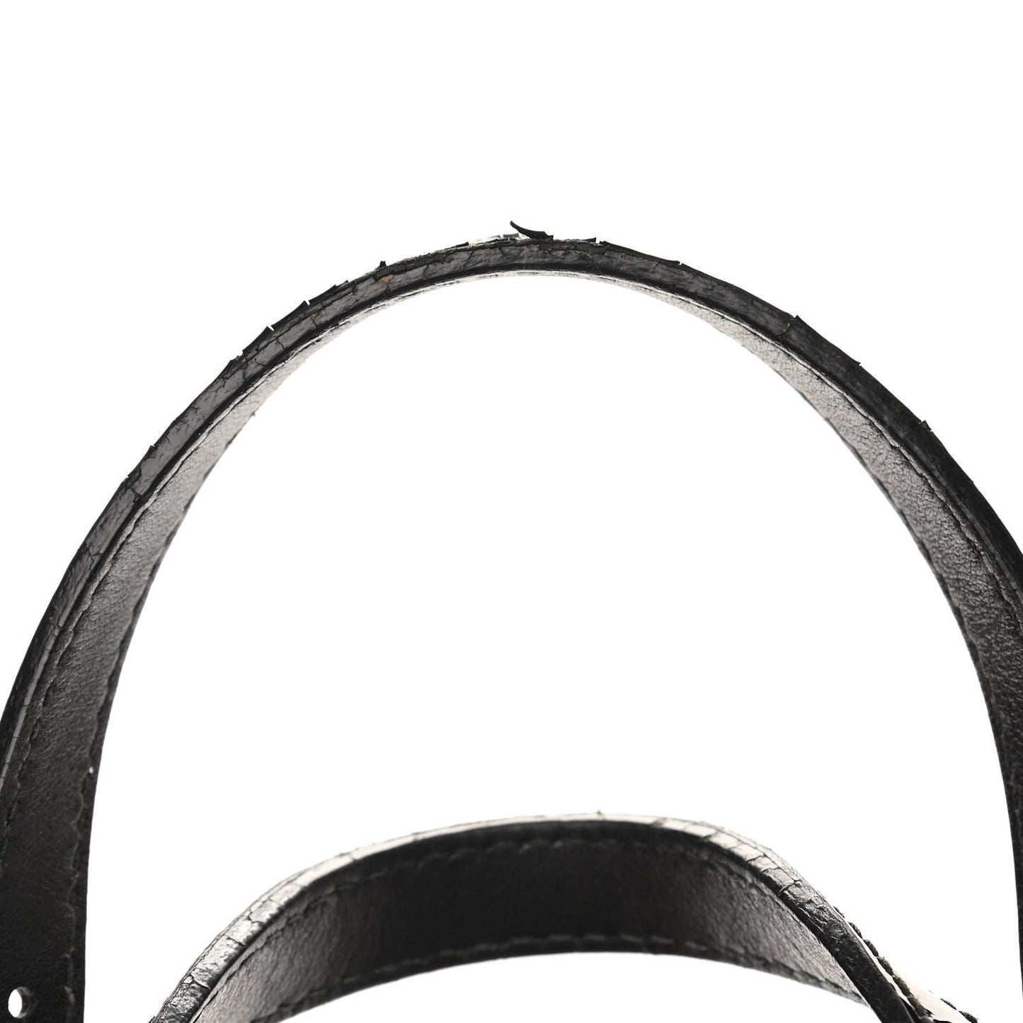 Patent Microguccissima Large Nice Top Handle Dome Bag Black