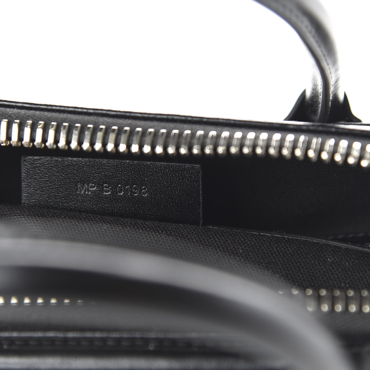 Shiny Lord Calfskin Small Antigona Black