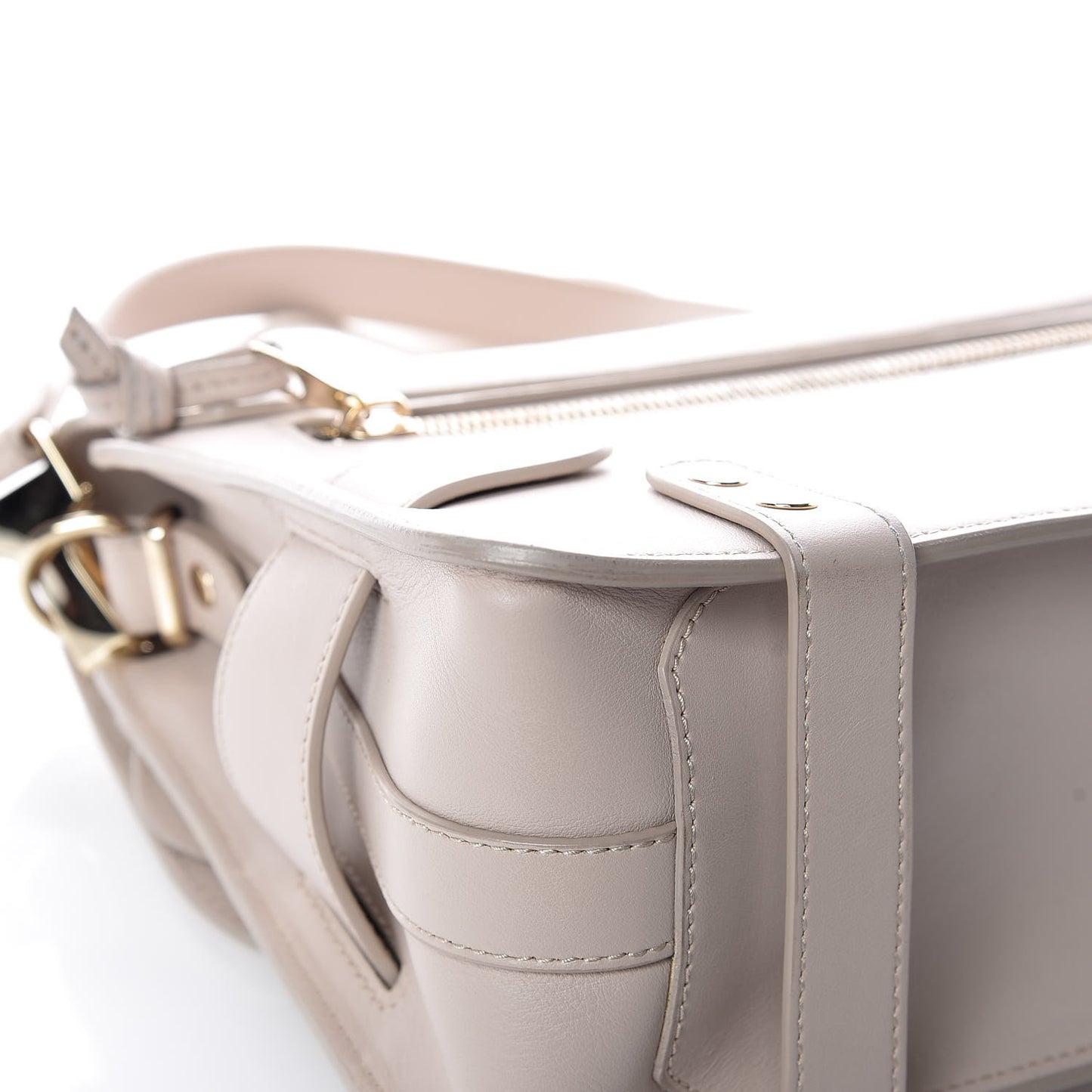 Calfskin PS11 Classic Shoulder Bag Canvas