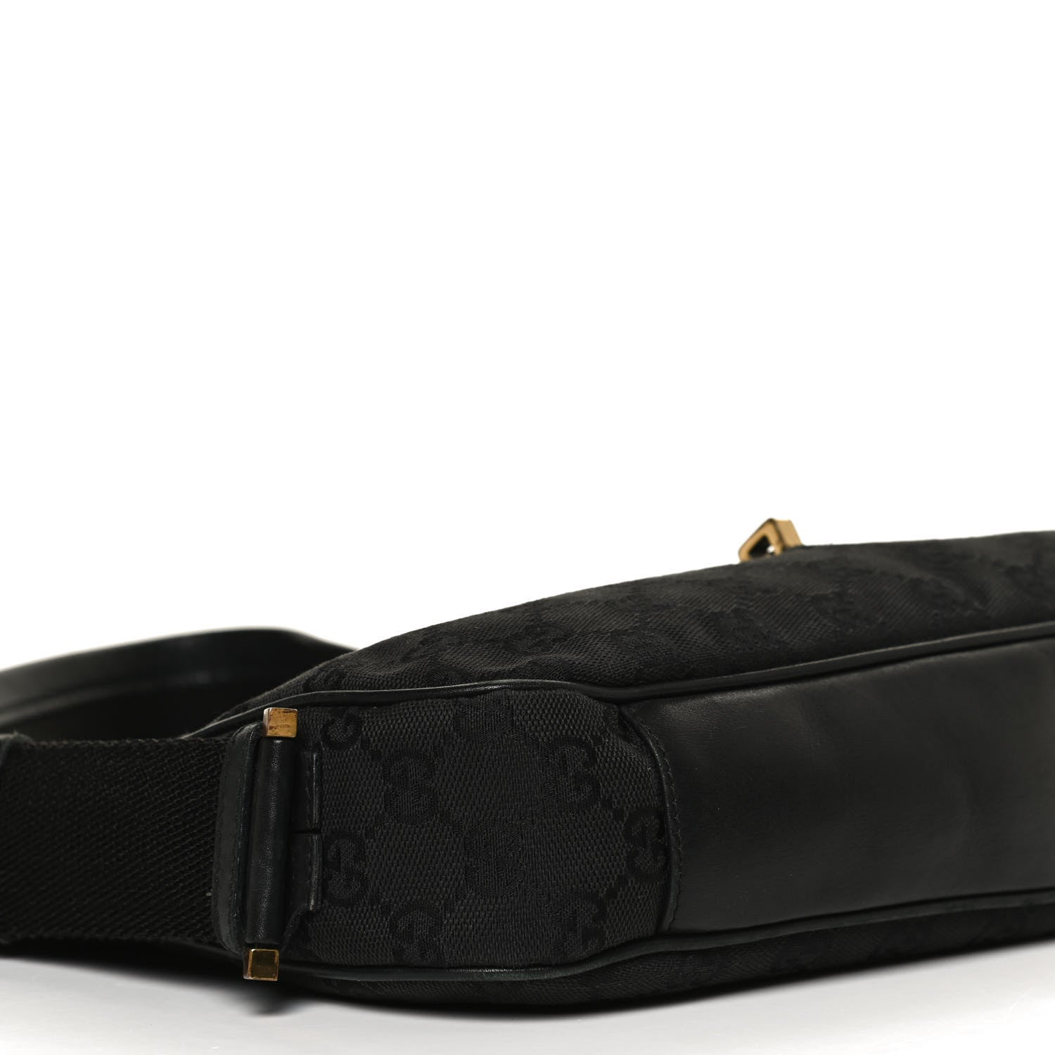 Gucci Monogram Shoulder Bag Black 8 of 12