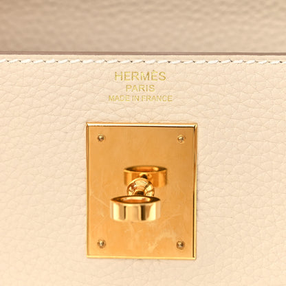 Hermes Togo Kelly Retourne 28 Craie 5 of 12