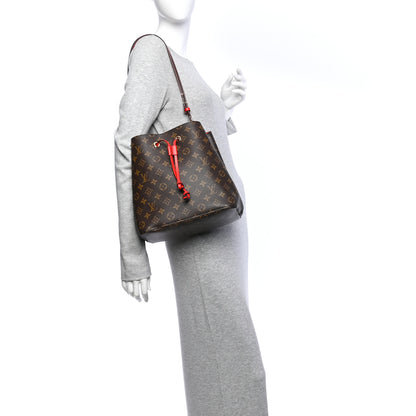 Louis Vuitton Monogram Neonoe MM Coquelicot 2 of 11