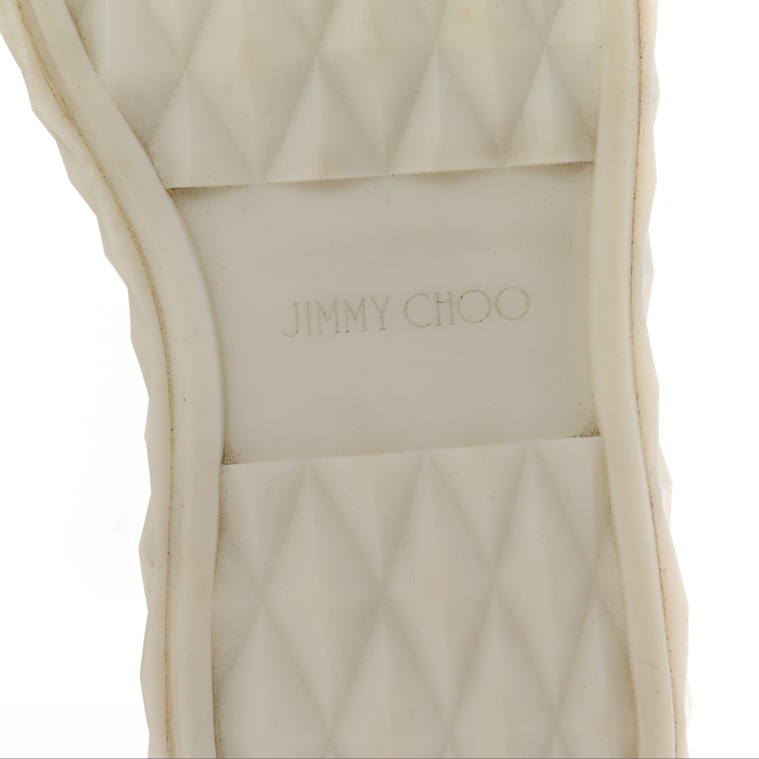 Jimmy Choo Nappa Diamond Light Platform Sneakers 38 White 7 of 10