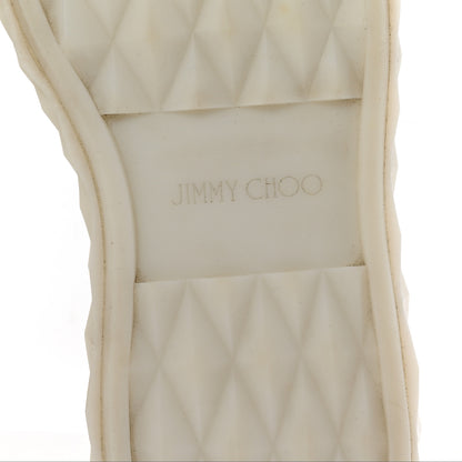 Jimmy Choo Nappa Diamond Light Platform Sneakers 38 White 7 of 10