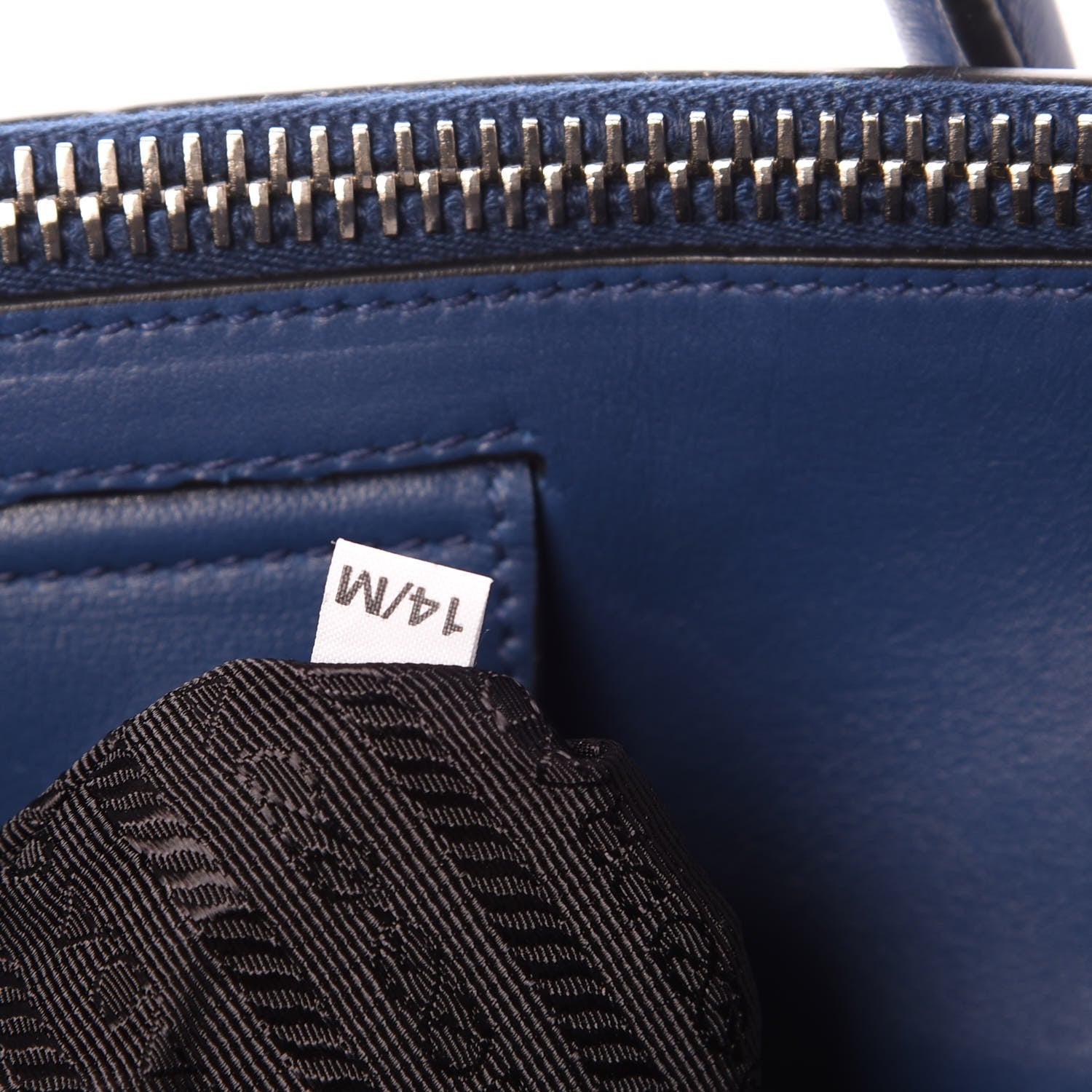 Prada City Calf Bi-Color Twin Pocket Tote Bleuette Baltico 8 of 8