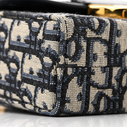 Christian Dior Oblique 30 Montaigne Box Bag Blue 9 of 11