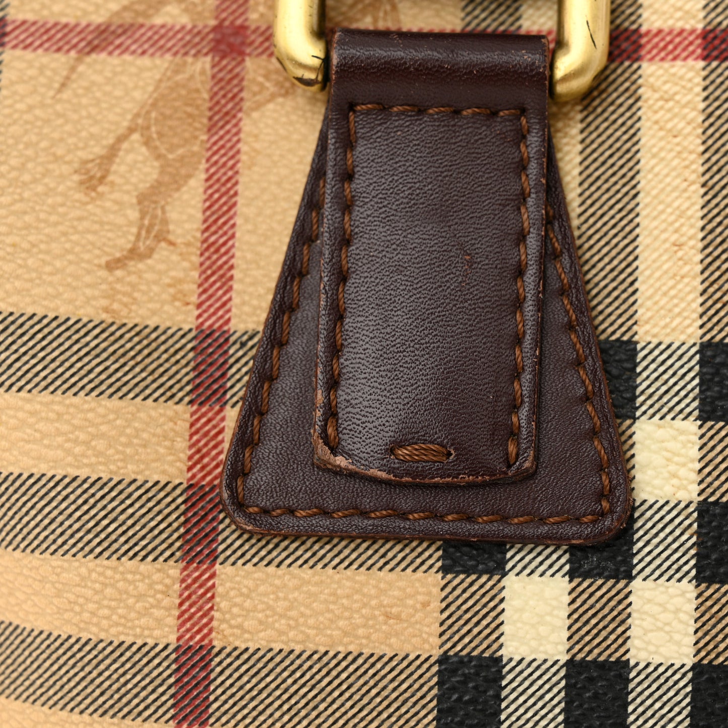 Haymarket Check Studded Bowler Brown