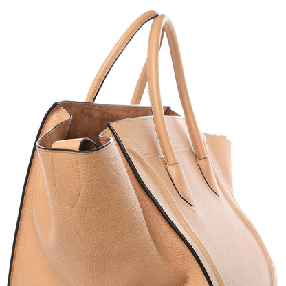 Celine Drummed Calfskin Medium Phantom Luggage Daffodil 11 of 11