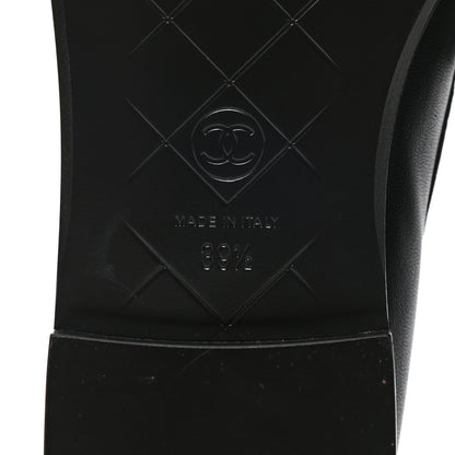 Chanel Lambskin Quilted CC Turnlock Loafers 39.5 Black 8 of 9