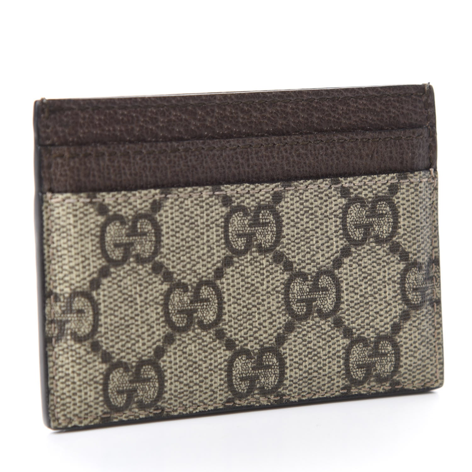 Gucci GG Supreme Monogram Ophidia Card Holder Brown 3 of 6