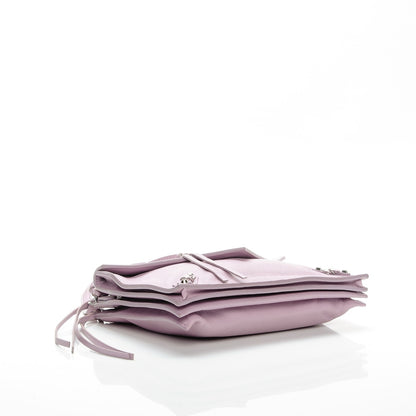 Balenciaga Calfskin Papier Mini Triple Crossbody Rose Orchid 4 of 9
