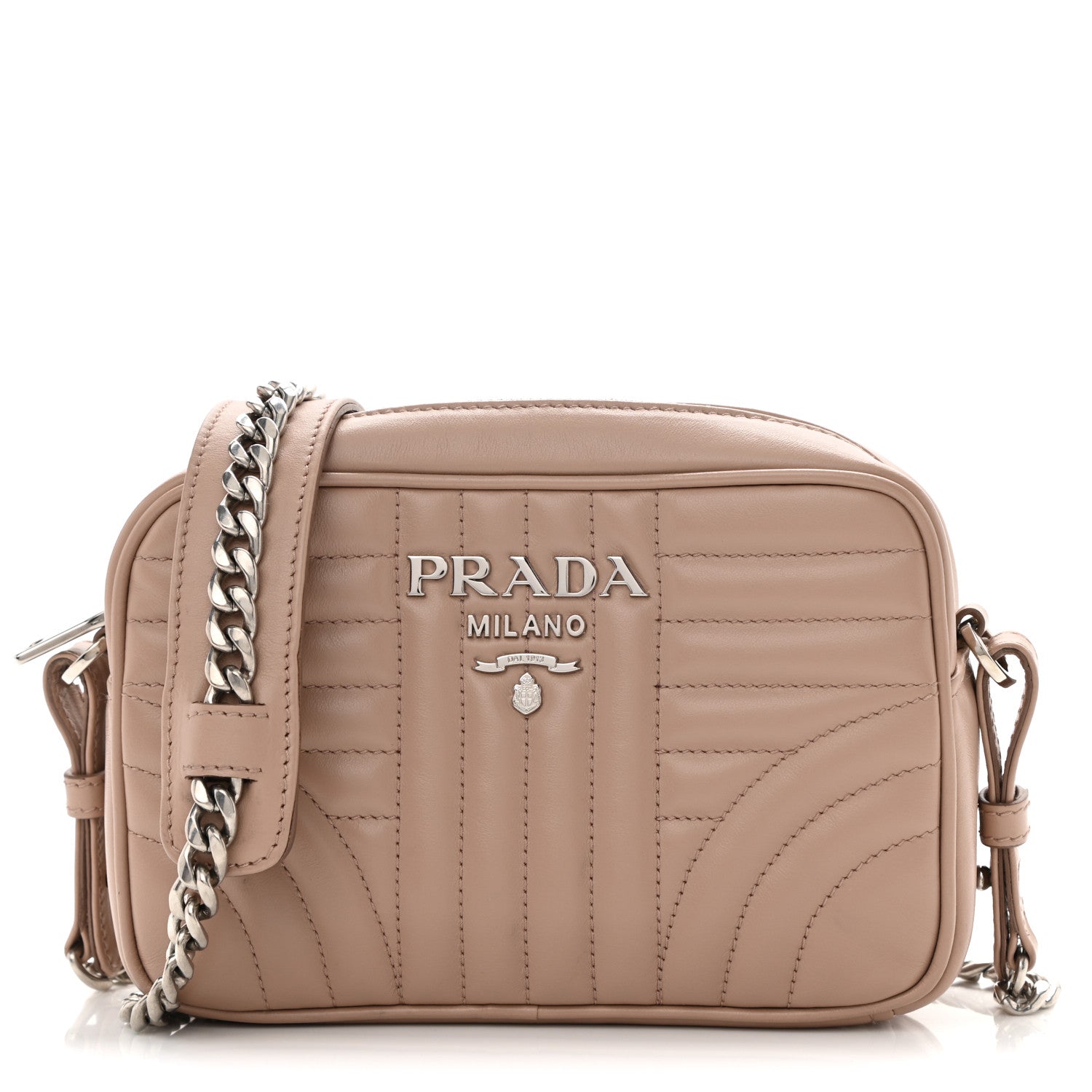 Prada Soft Calfskin Diagramme Camera Bag Cammeo 1 of 10