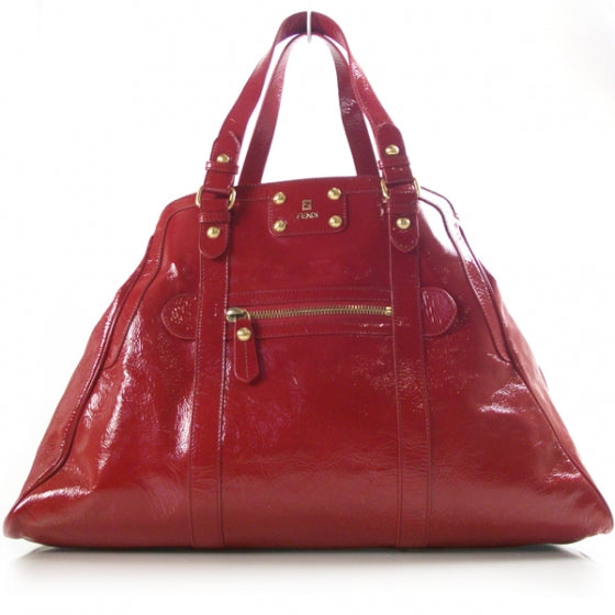 Vitello Naplak Oversized Bag De Jour Rosso