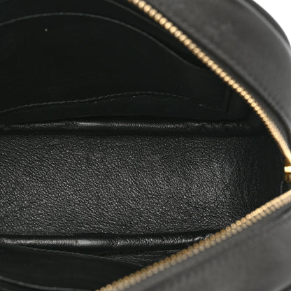 Saint Laurent Grained Lambskin Monogram Lou Camera Bag Dark Grey 5 of 12