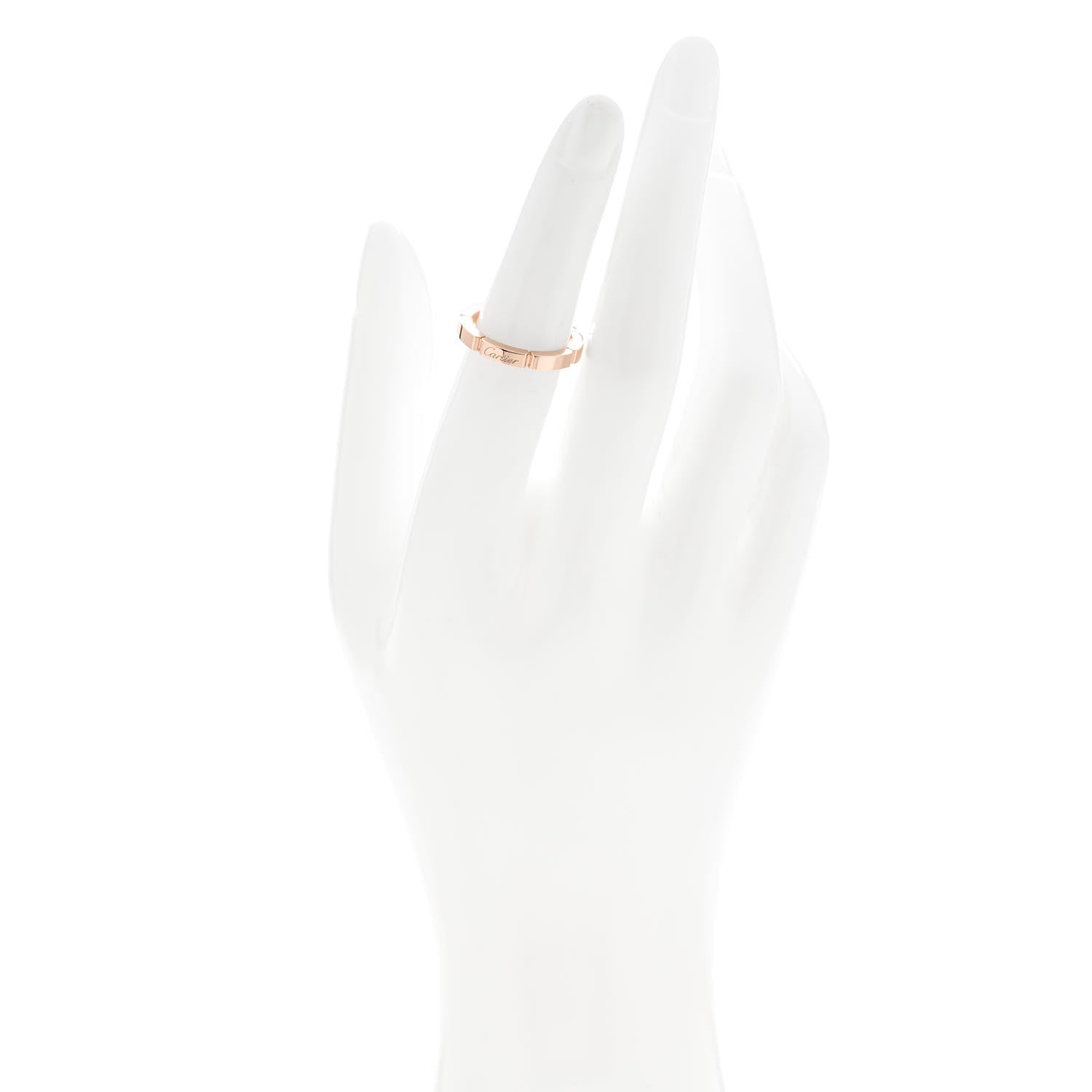 Cartier 18K Pink Gold 2.5mm Maillon Panthere Wedding Band Ring 51 5.75 2 of 4