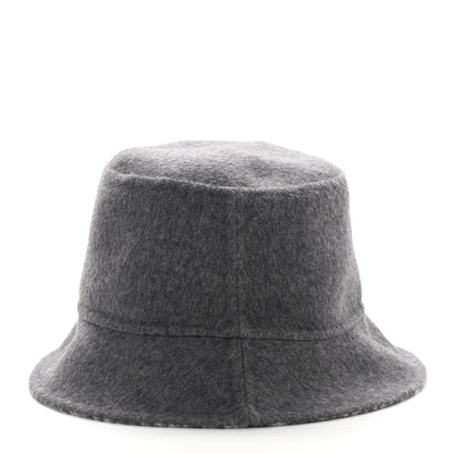 Christian Dior Wool Oblique Jacquard Bucket Hat Grey 7 of 17