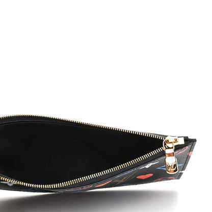 Louis Vuitton Game On Felicie Chain Wallet Black 9 of 13