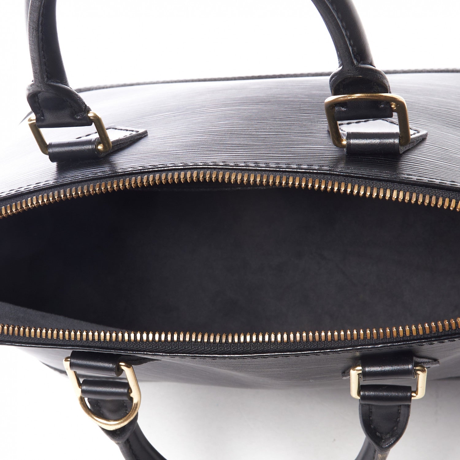 Louis Vuitton Epi Alma PM Black 7 of 9
