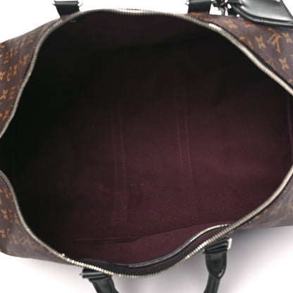 Louis Vuitton LOUIS VUITTON Monogram Macassar Keepall Bandouliere 55 4 of 10
