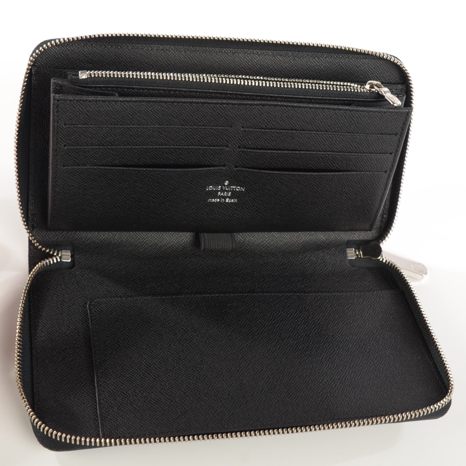Louis Vuitton Epi Electric Zippy Organizer Wallet Black 5 of 7