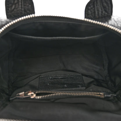 Alexander Wang Pebbled Lambskin Mini Rockie Black Rhodium Hardware 5 of 10