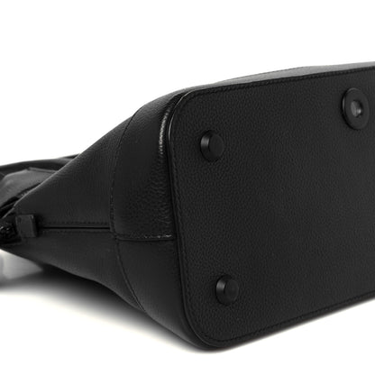 Balenciaga Calfskin LED Logo Projector Top Handle Bag Black 10 of 14