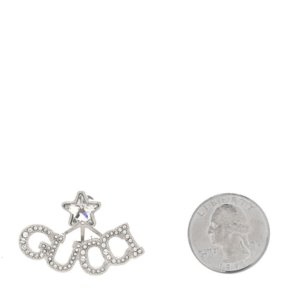 Gucci Crystal Star Logo Single Earring Silver 2 of 4