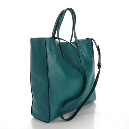Prada Saffiano Soft Tote Ottanio 3 of 9