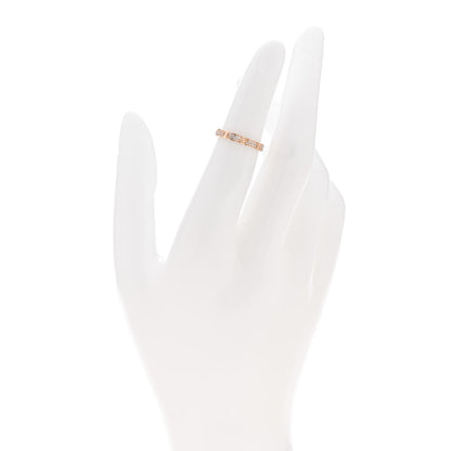 Cartier 18K Pink Gold Diamond 2.6mm LOVE Paved Band Ring 47 4 2 of 4